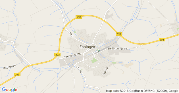Karte Eppingen
