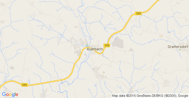 Karte Auerbach in Niederbayern