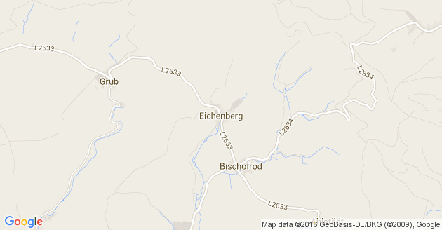 Karte Eichenberg bei Suhl