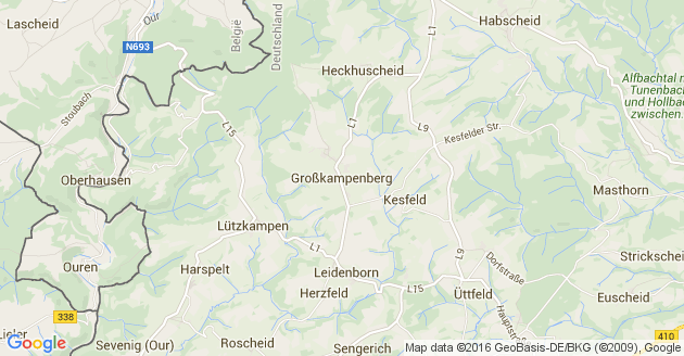 Karte Großkampenberg