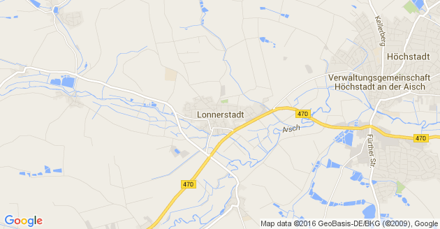 Karte Lonnerstadt