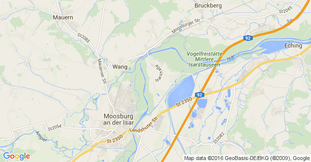 Karte Wang an der Isar