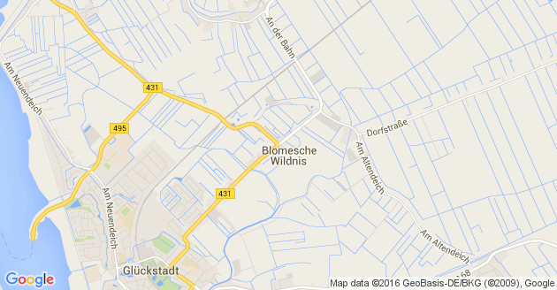 Karte Blomesche Wildnis