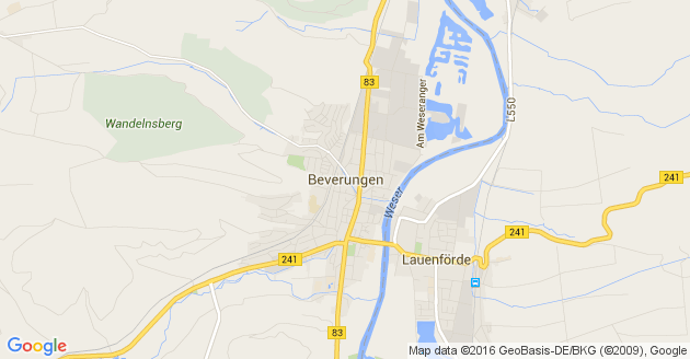 Karte Beverungen