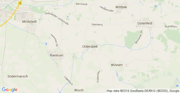 Karte Oldersbek