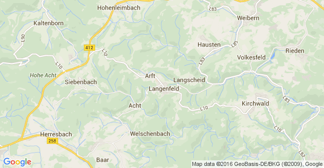 Karte Kaltenborn bei Adenau