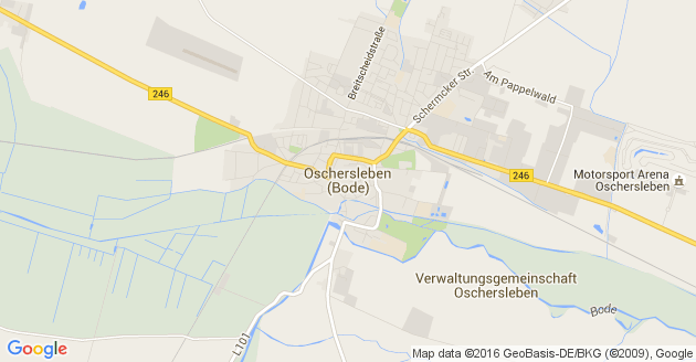 Karte Oschersleben Bode      