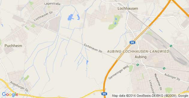 Karte Eichenau bei München