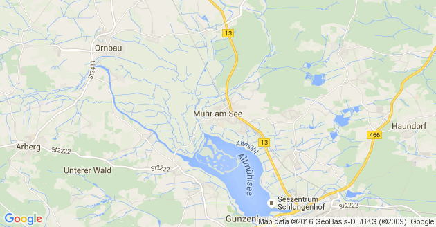 Karte Muhr am See