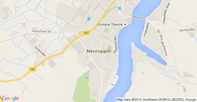 Karte Neuruppin
