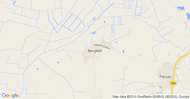 Karte Bergfeld in Niedersachsen