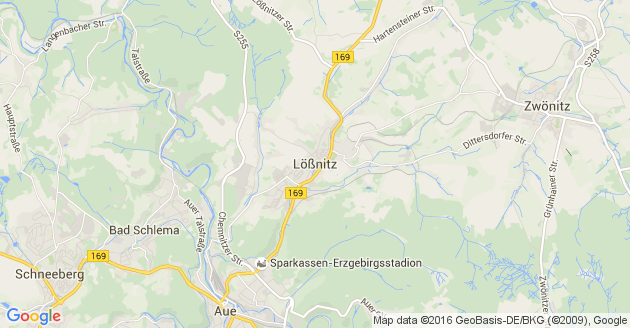 Karte Lößnitz