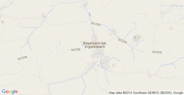 Karte Bayerbach bei Ergoldsbach