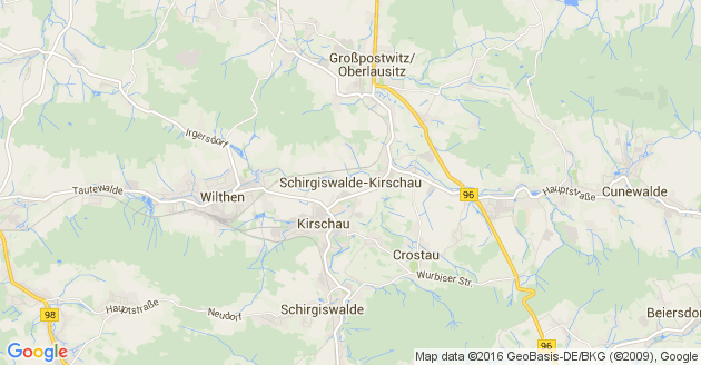 Karte Schirgiswalde-Kirschau