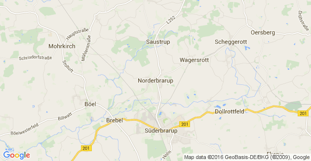 Karte Norderbrarup