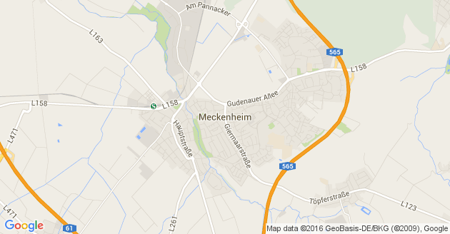 Karte Meckenheim im Rheinland