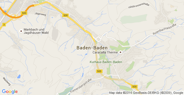Karte Baden-Baden