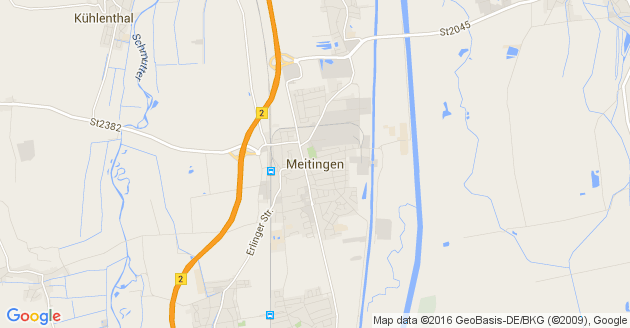 Karte Meitingen