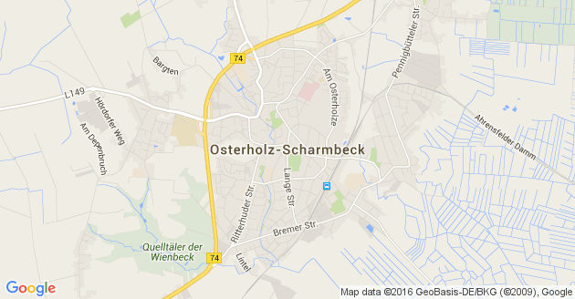 Karte Osterholz Scharmbeck   