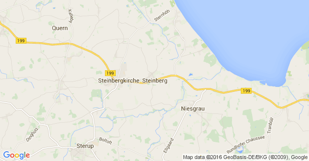 Karte Steinberg bei Flensburg