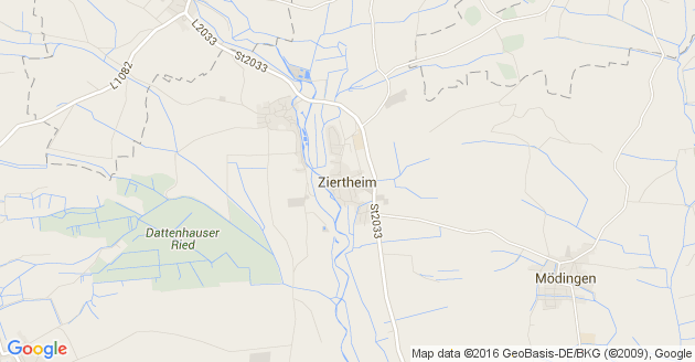 Karte Ziertheim