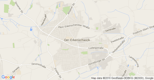 Karte Oer Erkenschwick       