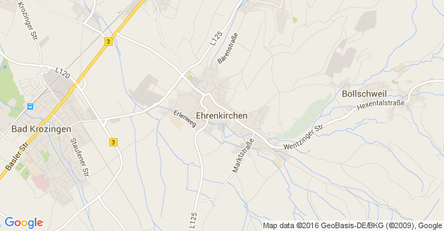 Karte Ehrenkirchen