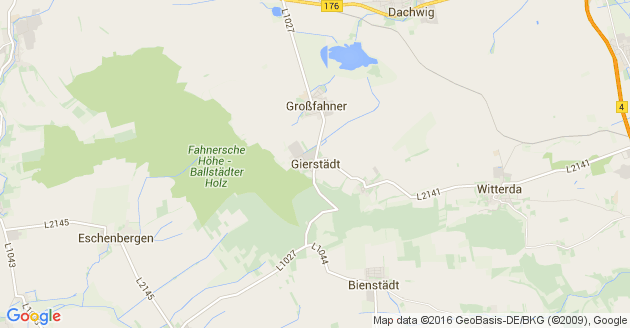 Karte Gierstädt