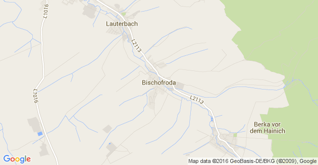Karte Bischofroda