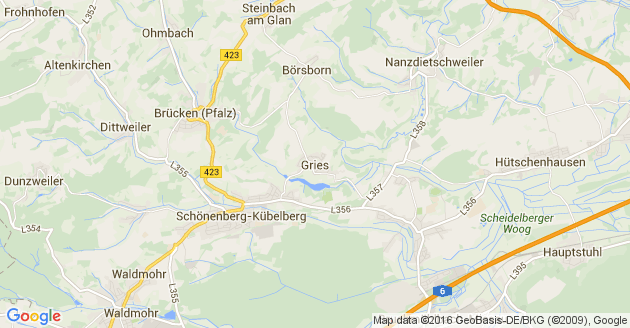 Karte Gries in der Pfalz