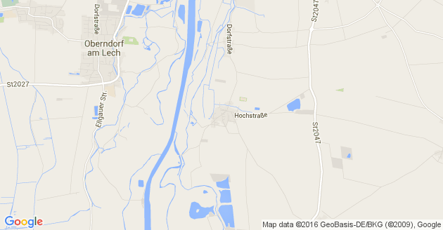 Karte Münster am Lech