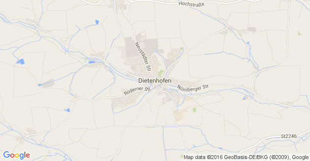 Karte Dietenhofen