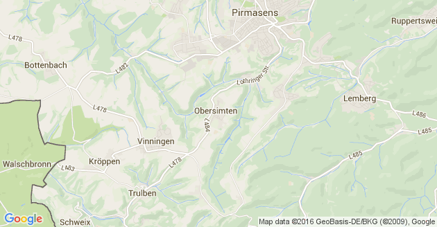 Karte Obersimten