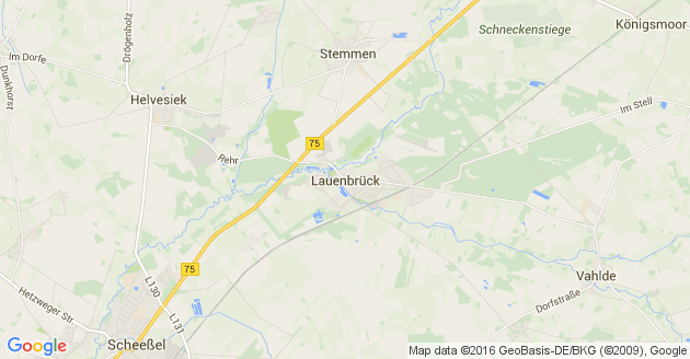 Karte Lauenbrück
