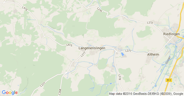 Karte Langenenslingen