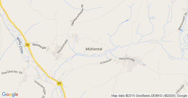 Karte Mühlental