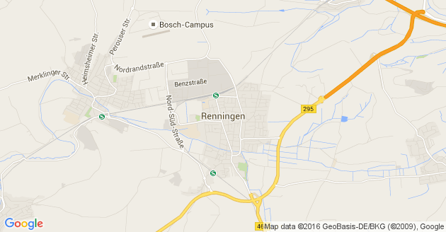 Karte Renningen