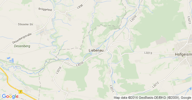 Karte Liebenau in Hessen