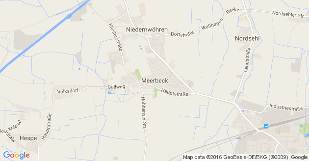 Karte Meerbeck