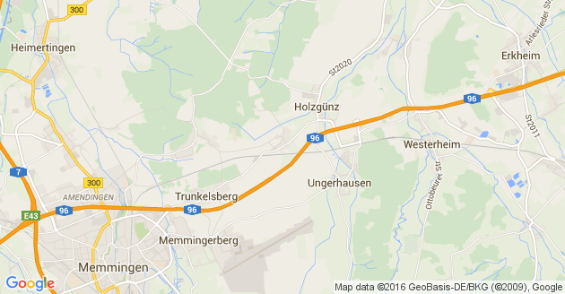 Karte Westerheim bei Memmingen