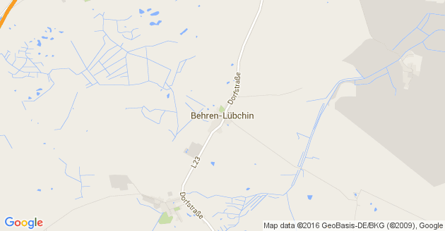 Karte Behren Lübchin