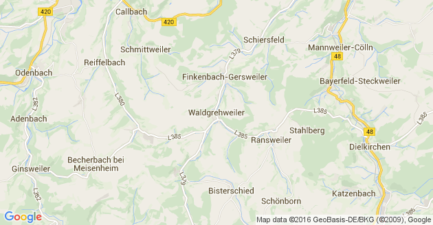 Karte Waldgrehweiler