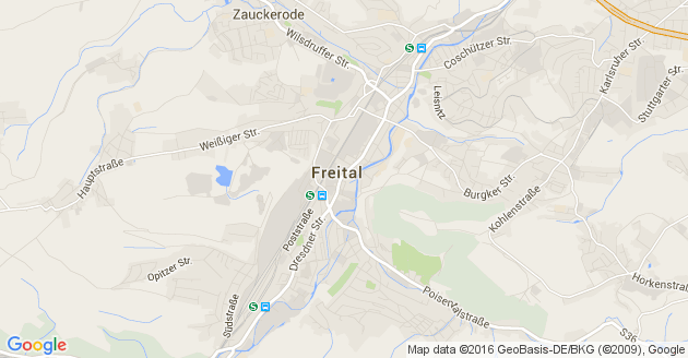 Karte Freital