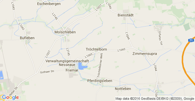 Karte Tröchtelborn