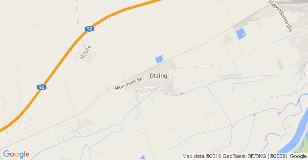 Karte Otzing