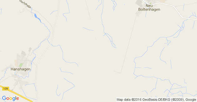 Karte Diedrichshagen bei Greifswald