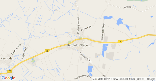 Karte Bargfeld Stegen