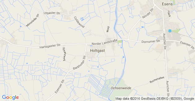 Karte Holtgast