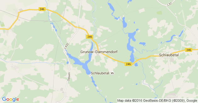 Karte Grunow Dammendorf