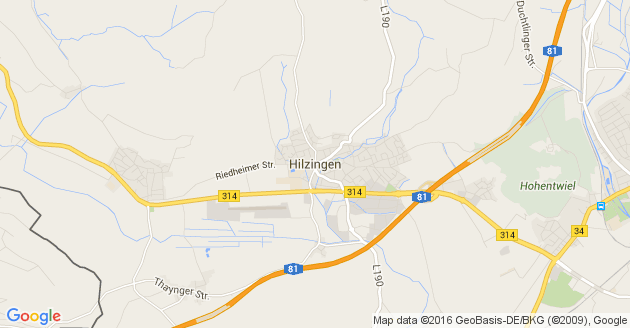 Karte Hilzingen